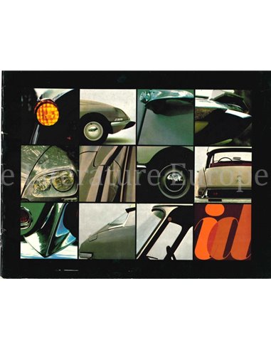 1967 CITROEN ID 19 BROCHURE FRANS