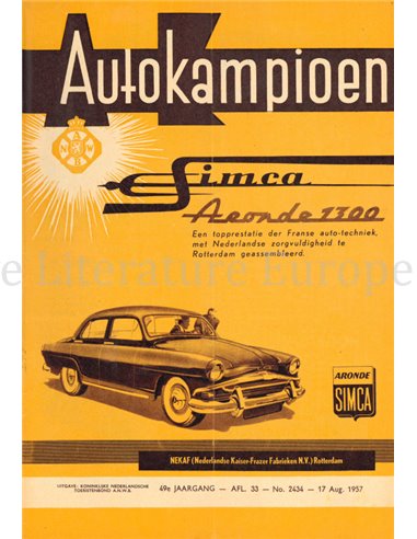 1957 AUTOKAMPIOEN MAGAZINE 33 NEDERLANDS