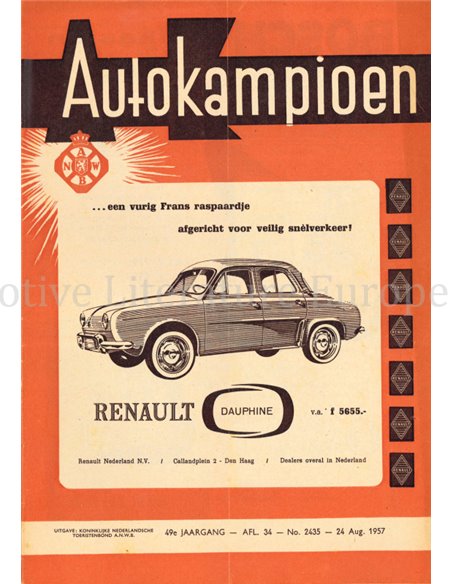1957 AUTOKAMPIOEN MAGAZINE 34 NEDERLANDS