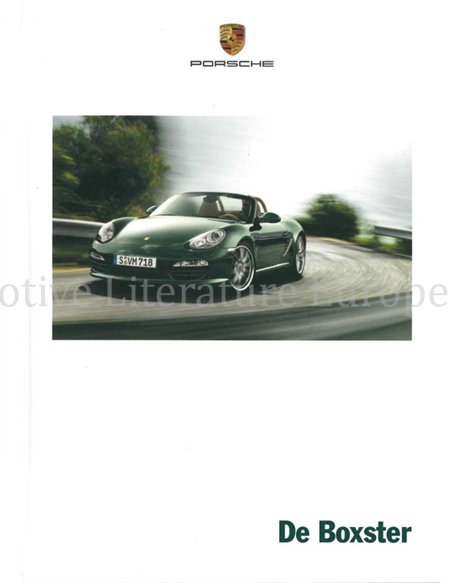 2011 PORSCHE BOXSTER HARDCOVER BROCHURE NEDERLANDS