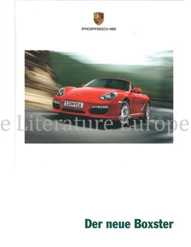 2010 PORSCHE BOXSTER HARDCOVER PROSPEKT DEUTSCH