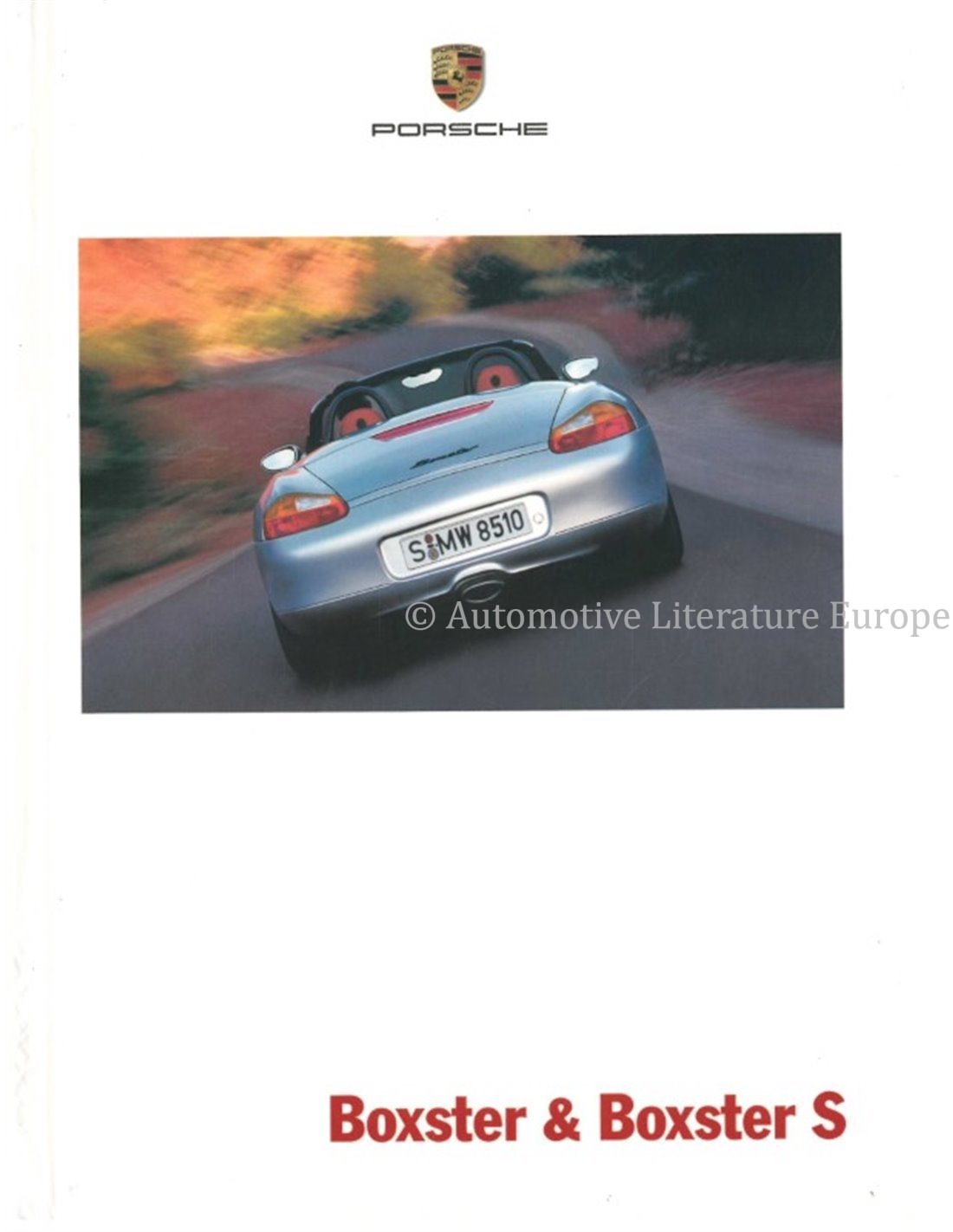 2002 PORSCHE BOXSTER S HARDBACK BROCHURE ENGLISH