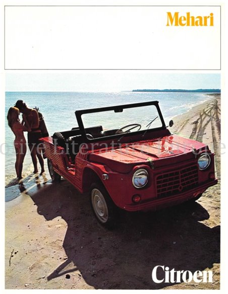 1986 CITROËN MEHARI BROCHURE ENGELS (USA)