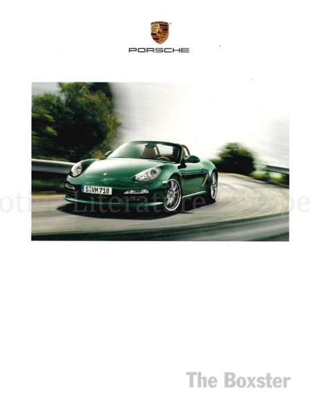 2010 PORSCHE BOXSTER & BOXSTER S BROCHURE ENGELS (USA)