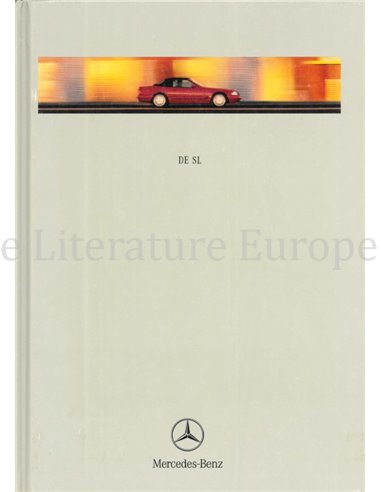 1998 MERCEDES BENZ SL HARDCOVER PROSPEKT NIEDERLÄNDISCH