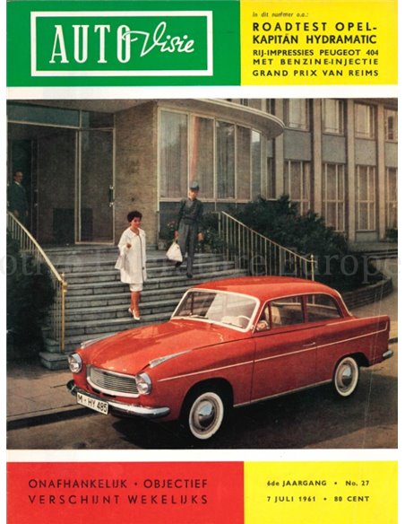 1961 AUTOVISIE MAGAZIN 27 NIEDERLÄNDISCH