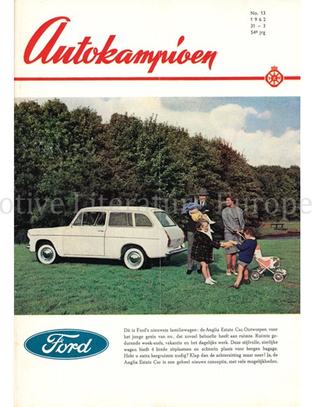 1962 AUTOKAMPIOEN MAGAZINE 13 NEDERLANDS