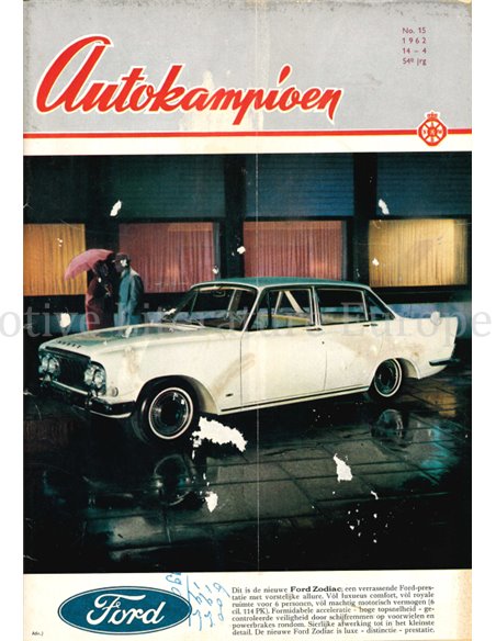 1962 AUTOKAMPIOEN MAGAZINE 15 NEDERLANDS