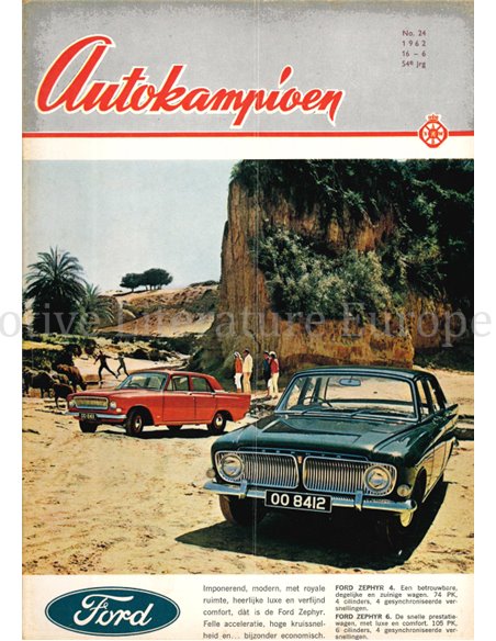 1962 AUTOKAMPIOEN MAGAZINE 24 NEDERLANDS