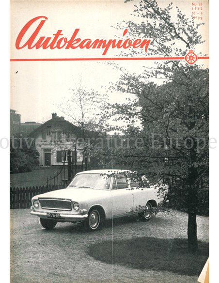 1962 AUTOKAMPIOEN MAGAZINE 26 DUTCH