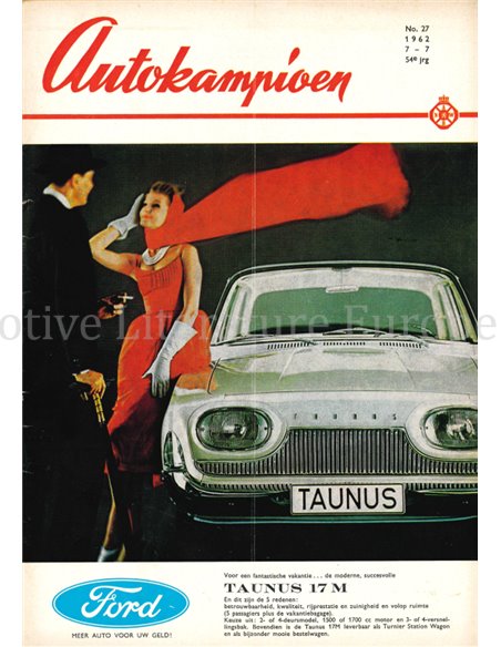 1962 AUTOKAMPIOEN MAGAZINE 27 DUTCH