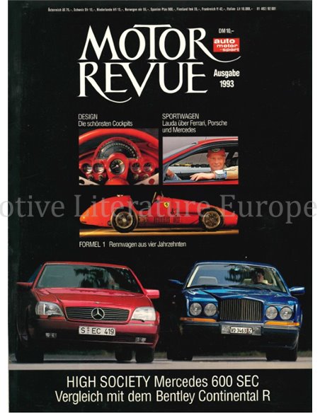 1993 MOTOR REVUE JARBUCH DEUTSCH