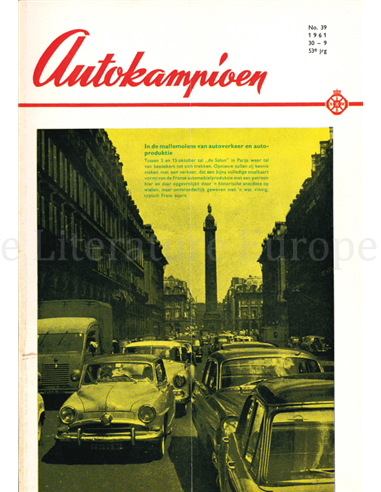 1961 AUTOKAMPIOEN MAGAZINE 39 NEDERLANDS