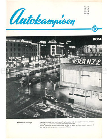 1961 AUTOKAMPIOEN MAGAZIN 32 NIEDERLÄNDISCH