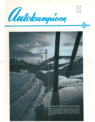 1961 AUTOKAMPIOEN MAGAZIN 49 NIEDERLÄNDISCH