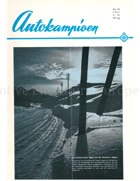 1961 AUTOKAMPIOEN MAGAZINE 49 NEDERLANDS