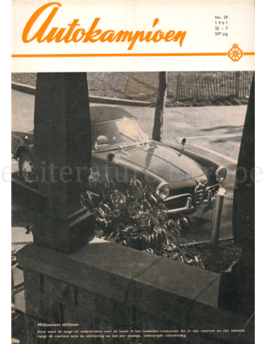 1961 AUTOKAMPIOEN MAGAZIN 29 NIEDERLÄNDISCH