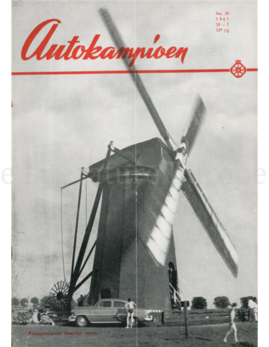 1961 AUTOKAMPIOEN MAGAZINE 30 NEDERLANDS