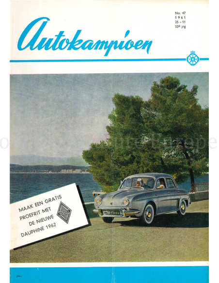 1961 AUTOKAMPIOEN MAGAZINE 47 NEDERLANDS