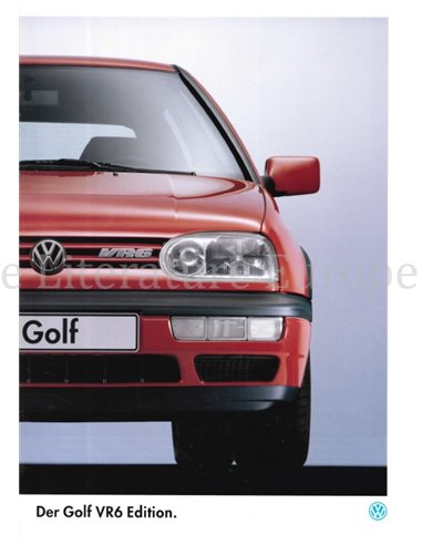 1994 VOLKSWAGEN GOLF VR6 EDITION BROCHURE GERMAN