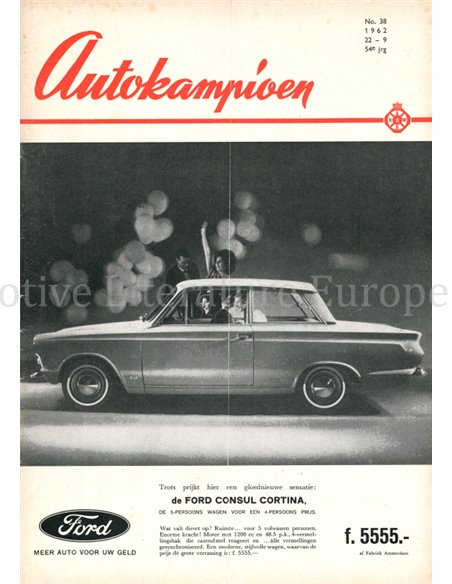 1962 AUTOKAMPIOEN MAGAZINE 38 DUTCH