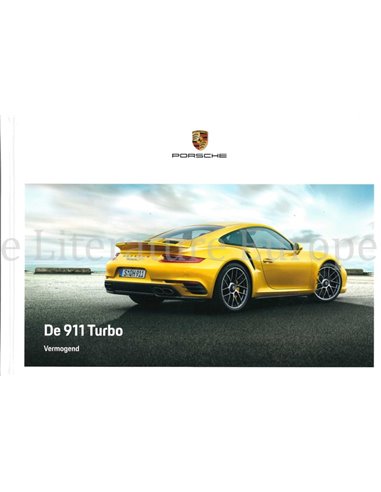 2018 PORSCHE 911 TURBO HARDCOVER BROCHURE NEDERLANDS