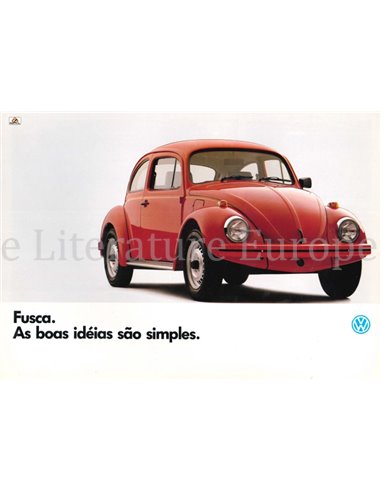 1993 VOLKSWAGEN BEETLE BROCHURE PORTUGUESE