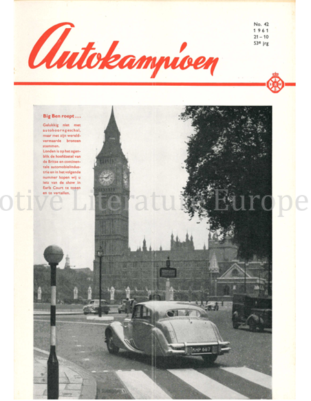 1961 AUTOKAMPIOEN MAGAZINE 42 NEDERLANDS