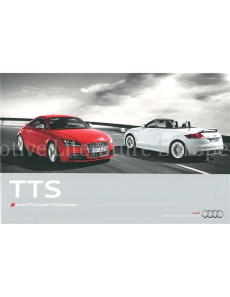 2009 AUDI TTS BROCHURE DUITS