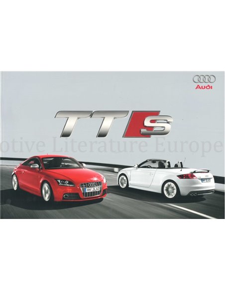 2009 AUDI TTS PROSPEKT ENGLISCH