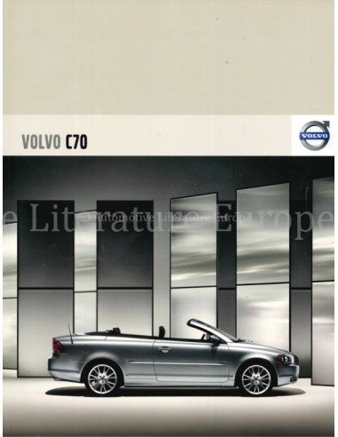 2007 VOLVO C70 COUPE / CONVERTIBLE BROCHURE NEDERLANDS