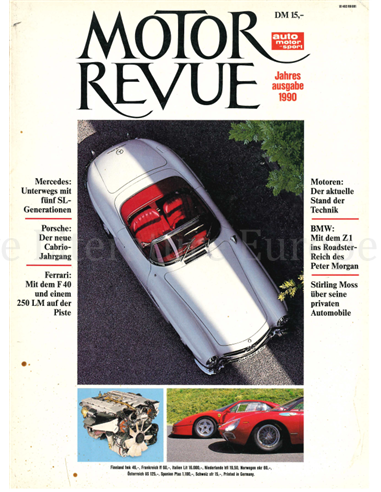 1990 MOTOR REVUE JAARBOEK DUITS