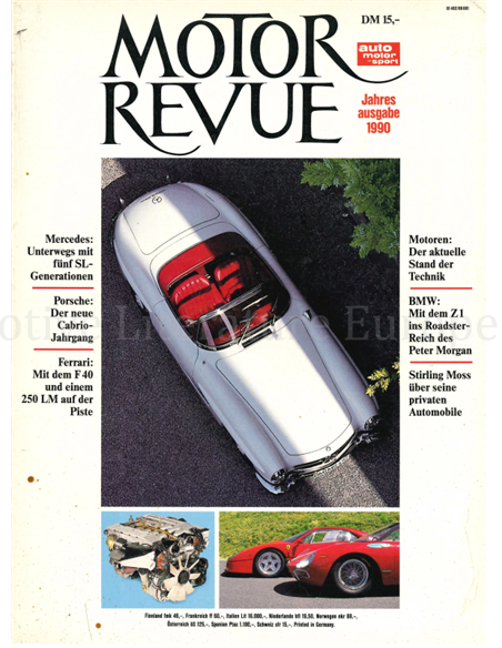 1990 MOTOR REVUE JAARBOEK DUITS