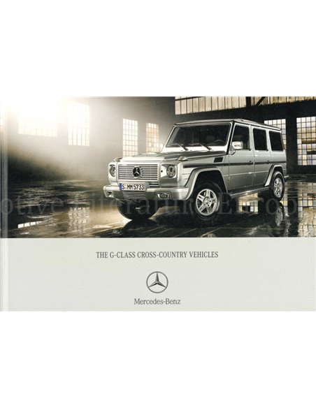 2006 MERCEDES BENZ G KLASSE HARDCOVER PROSPEKT ENGLISCH