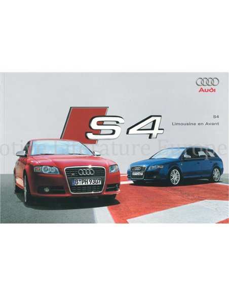 2006 AUDI S4 LIMOUSINIE / AVANT PROSPEKT NIEDERLÄNDISCH