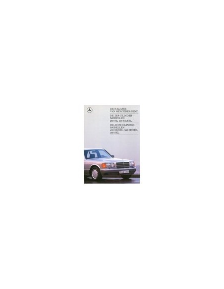 1988 MERCEDES BENZ S KLASSE BROCHURE NEDERLANDS