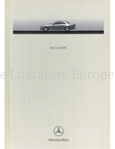 2000 MERCEDES BENZ CL COUPE HARDBACK BROCHURE DUTCH