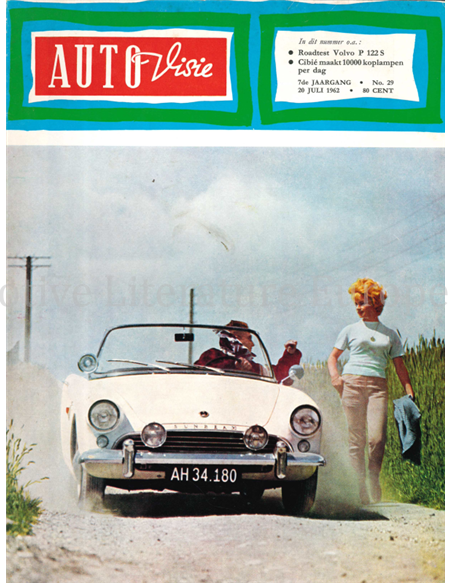 1962 AUTOVISIE MAGAZIN 29 NIEDERLÄNDISCH