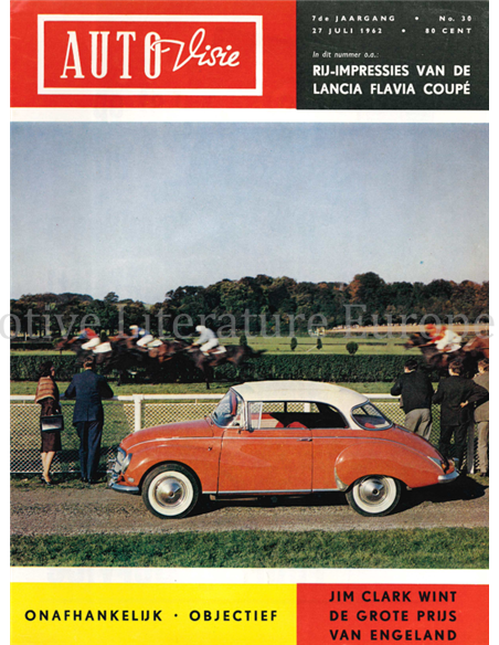 1962 AUTOVISIE MAGAZINE 30 NEDERLANDS