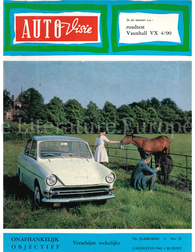 1962 AUTOVISIE MAGAZINE 31 NEDERLANDS