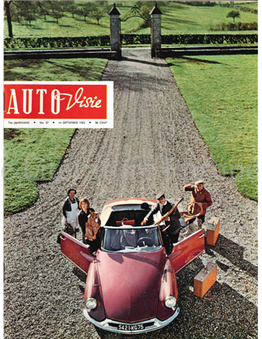 1962 AUTOVISIE MAGAZIN 37 NIEDERLÄNDISCH