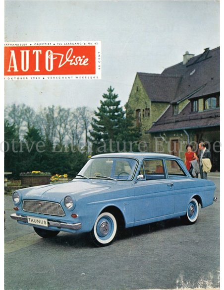 1962 AUTOVISIE MAGAZIN 42 NIEDERLÄNDISCH