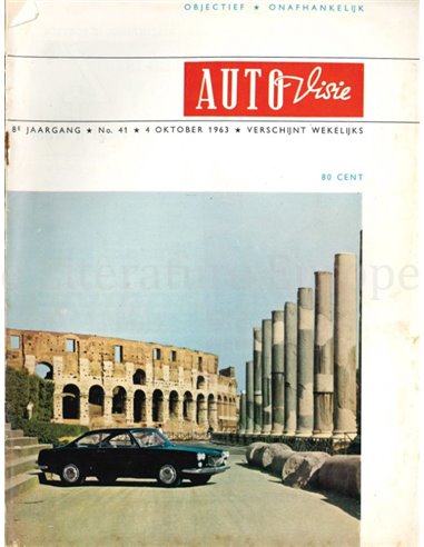 1963 AUTOVISIE MAGAZIN 41 NIEDERLÄNDISCH