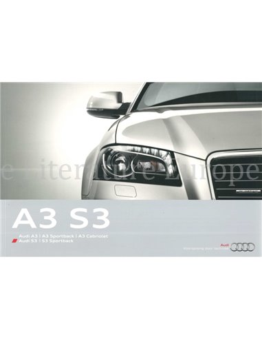 2011 AUDI A3/S3 PROSPEKT NIEDERLÄNDISCH