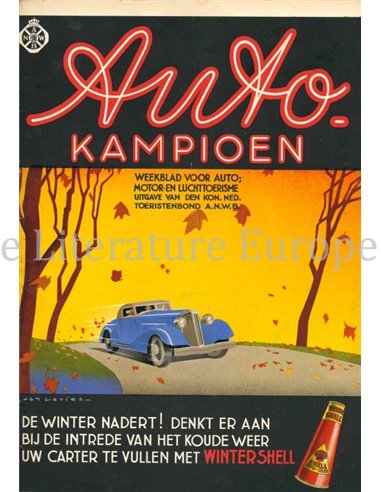 1937 AUTOKAMPIOEN MAGAZIN 46 NIEDERLÄNDISCH