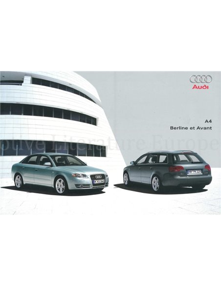 2006 AUDI A4 LIMOUSINE / AVANT BROCHURE FRANS