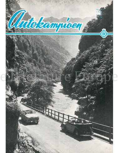 1962 AUTOKAMPIOEN MAGAZINE 40 NEDERLANDS