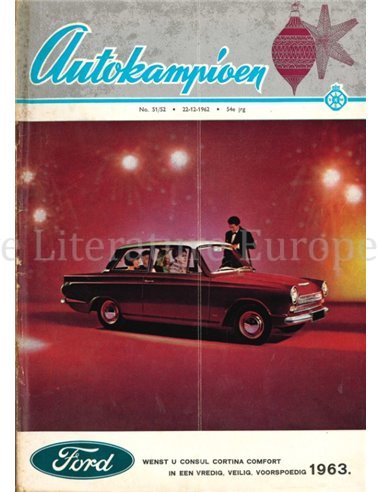 1962 AUTOKAMPIOEN MAGAZIN 51\52 NIEDERLÄNDISCH