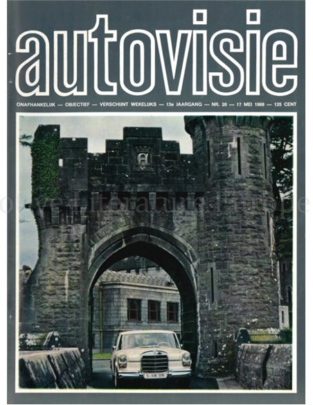 1968 AUTOVISIE MAGAZINE 20 DUTCH