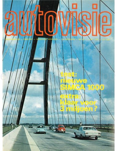 1968 AUTOVISIE MAGAZINE 40 DUTCH